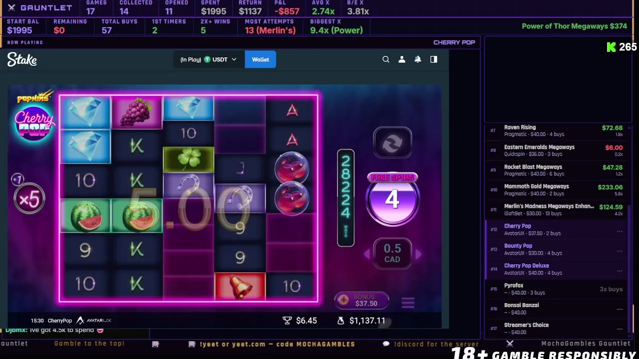 Tarjeta de casino con diseño limpio y foco en experiencia premium